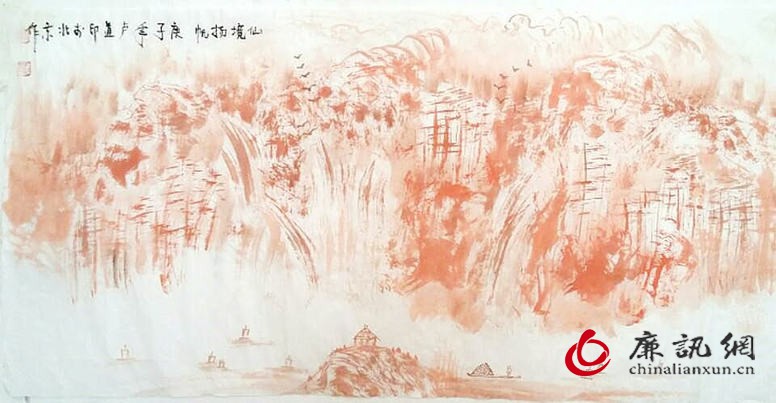 虎王卢道印笔下的“红色江山”